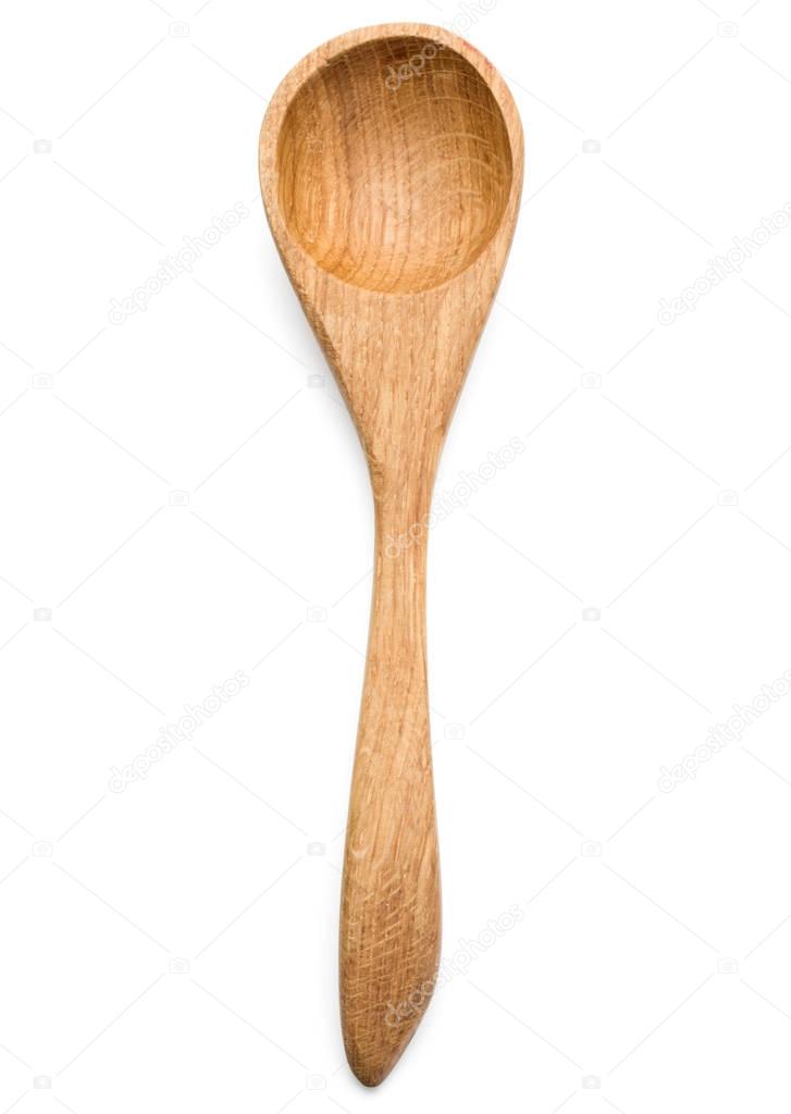 Carving wooden spoon  