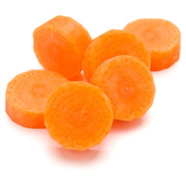 doğranmış havuç dilimleri