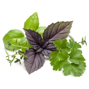 Çeşitli taze ot bırakır 