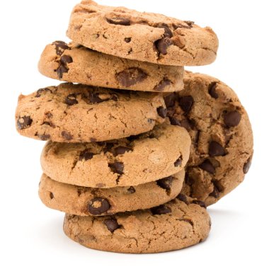 yığılmış çikolatalı kurabiye 