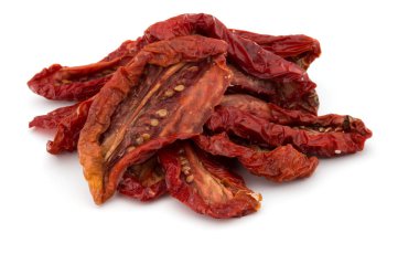 Kurutulmuş domates izole