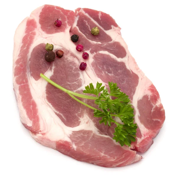Wieprzowa szyi kotlet mięso — Zdjęcie stockowe