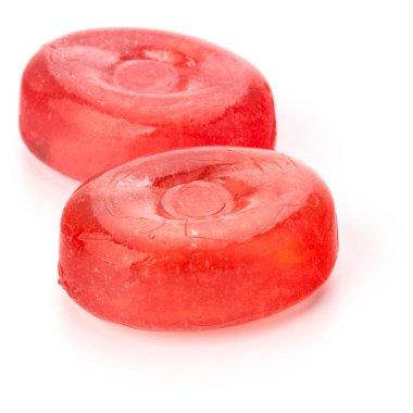 İki renkli meyve sert şeker şeker