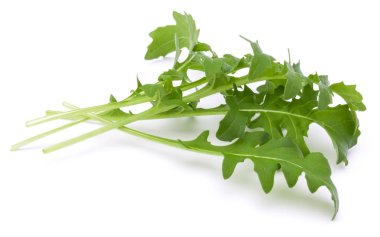 Yeşil taze rucola stüdyo çekim kadar kapatın 