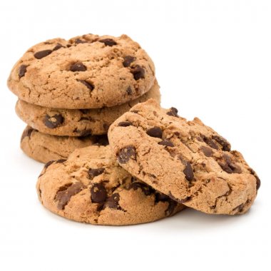 yığılmış çikolatalı kurabiye 