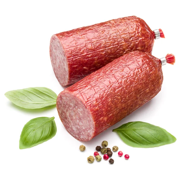 Salame salsiccia affumicata — Foto Stock