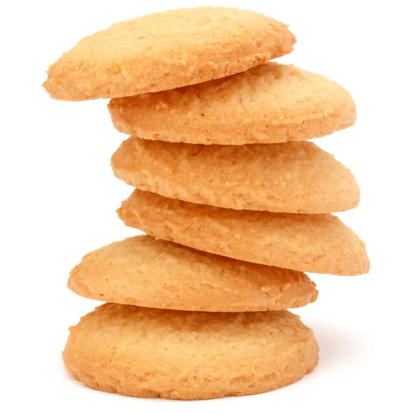 Stacked short pastry cookies — Stock Photo, Image