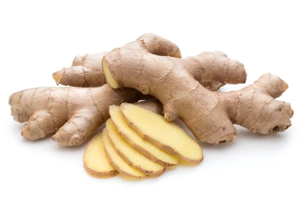 Fresh ginger root or rhizome — Stock Photo, Image