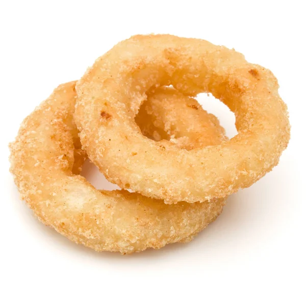 Cebola frita crocante ou anel de lula — Fotografia de Stock