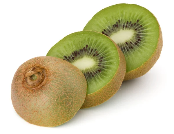 Geschnittene Kiwi-Früchte isoliert — Stockfoto