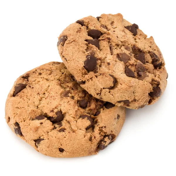 Два печива з шоколадними чіпсами — стокове фото
