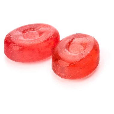 İki renkli meyve sert şeker şeker 