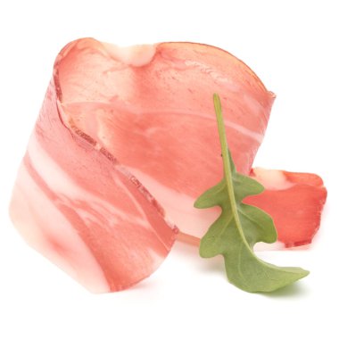 İtalyan prosciutto crudo veya jamon. 