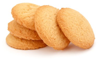 yığılmış kısa pasta kurabiye