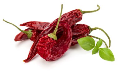 Kurutulmuş kırmızı biber veya kırmızı biber biber  