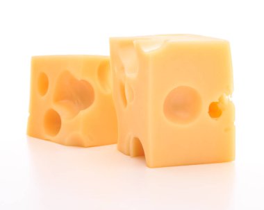 Peynir beyazda izole