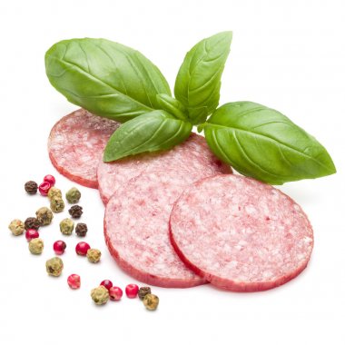 Tütsülenmiş sosis dilimleri