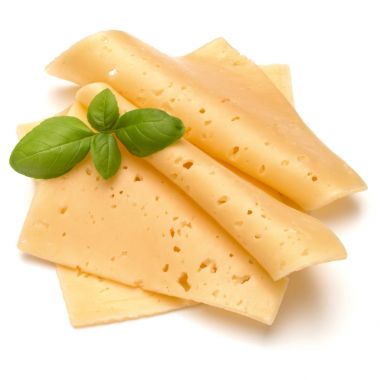 peynir dilimleri ve fesleğen bitki