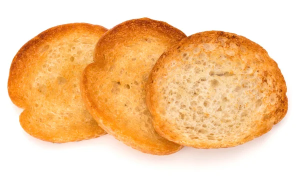 Crusty bröd rostat brödskivor — Stockfoto