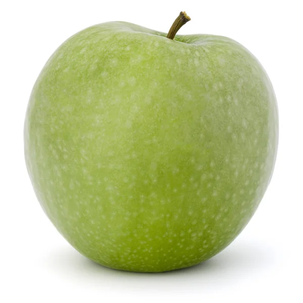 Groene appel geïsoleerd op wit — Stockfoto