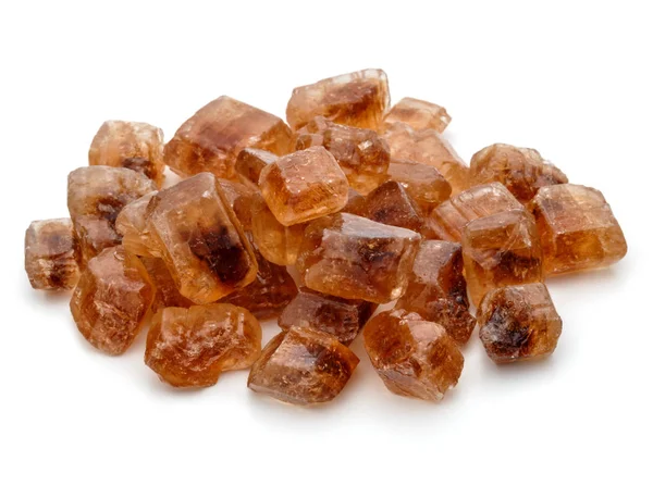 Caramelized lump cane sugar cubes — Stock Photo, Image