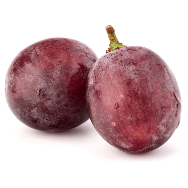 Uvas rojas aisladas — Foto de Stock