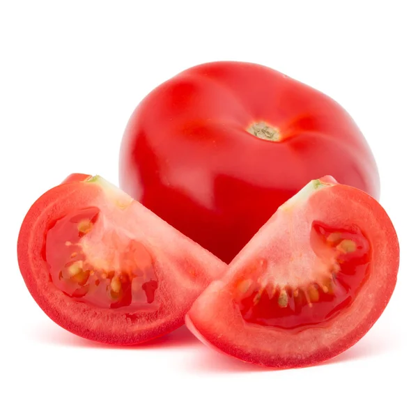 Frische reife Tomaten isoliert — Stockfoto