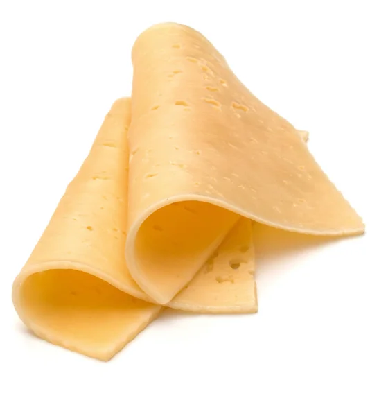 Rebanadas de queso aisladas —  Fotos de Stock