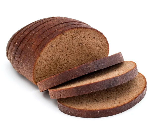Καρβέλι φρέσκα φέτες ψωμί σίκαλης — Φωτογραφία Αρχείου