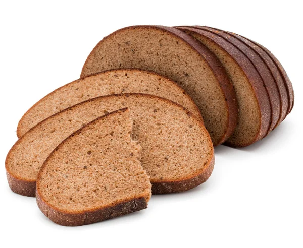 신선한 잘라 진된 호 밀 빵 덩어리 — 스톡 사진