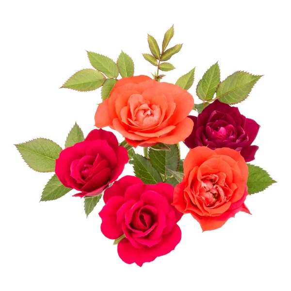 Ροδαλό λουλούδι μπουκέτο — Φωτογραφία Αρχείου