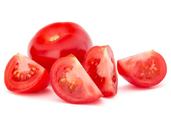 Fresh ripe tomatoes  isolated — Stock Photo, Image