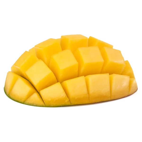 Sliced mango cubes — Stock Photo, Image