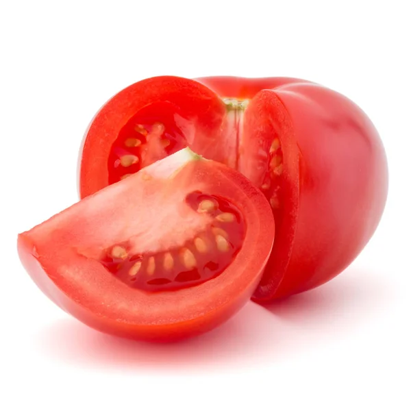 Fresh ripe tomatoes  isolated — Stock Photo, Image