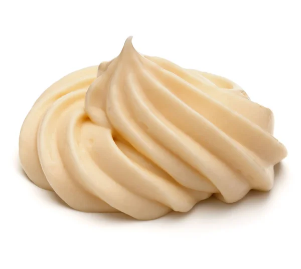 Mayonnaise-Wirbel isoliert — Stockfoto