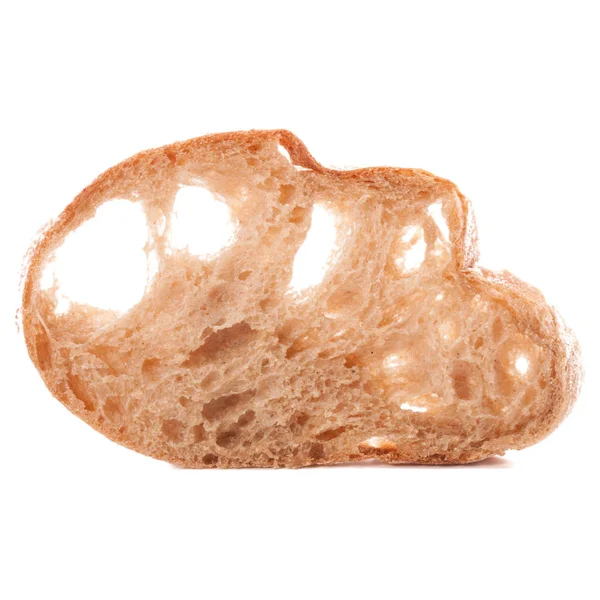 Kromka chleba świeżego ciabatta — Zdjęcie stockowe