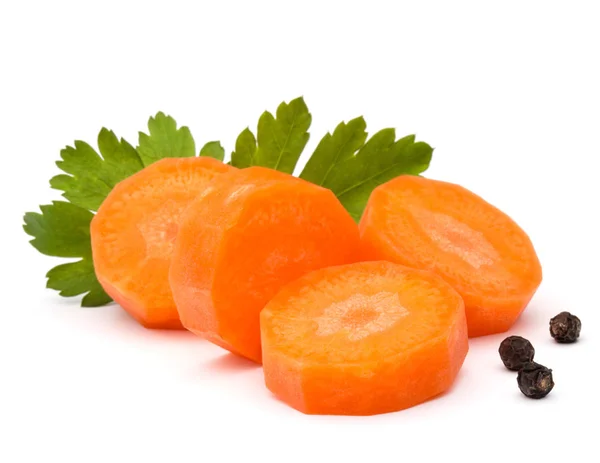 Chopped carrot slices — Stock Photo, Image