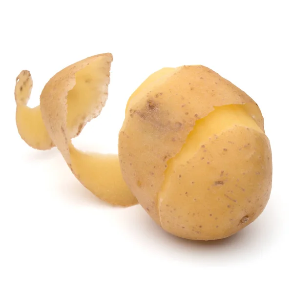 Κόνδυλος αποφλοιωμένες πατάτες, με φλούδα — Φωτογραφία Αρχείου
