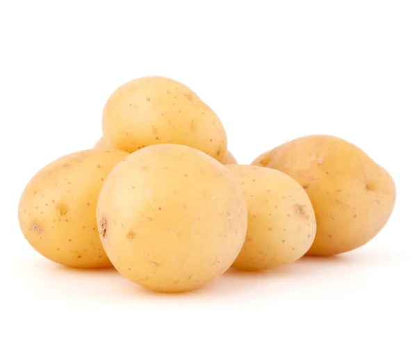 New potatoes  isolated on white — Stock Photo, Image