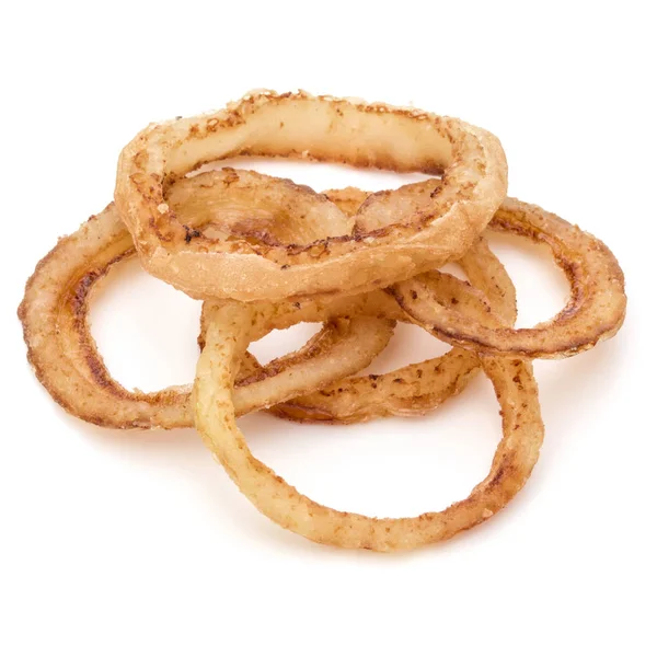 Delicious crispy fried onion rings Stock Picture