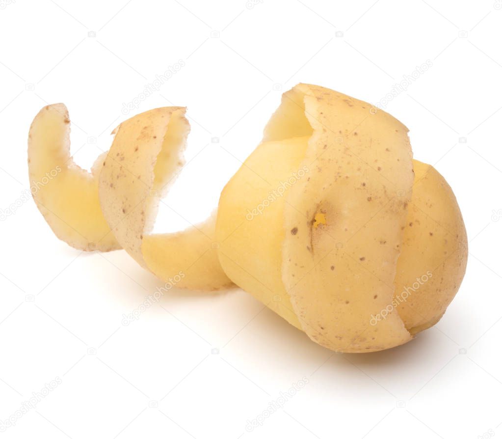 peeled potato tuber 