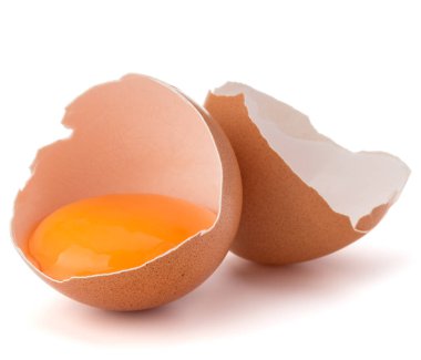 Kırık yumurta yumurta kabuğu 