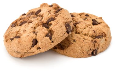 Çikolata parçacıklı kurabiye.