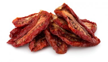 kurutulmuş domates yığını 