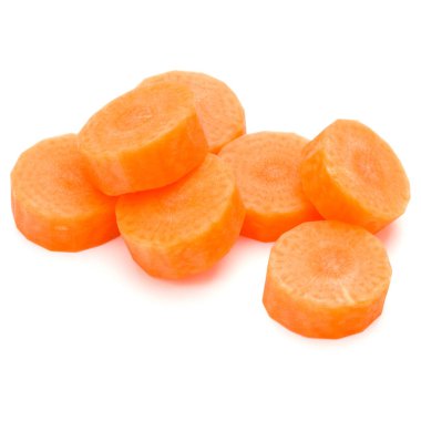 doğranmış havuç dilimleri 