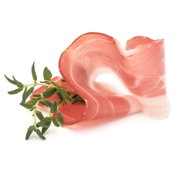 Italienischer Rohschinken crudo oder jamon — Stockfoto