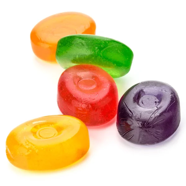 Красочные сахарные конфеты — стоковое фото