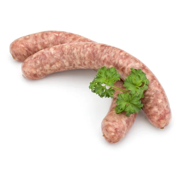 Raw meat sausages — Stock Photo, Image