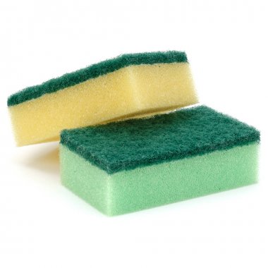 Yığılmış renkli süngerler  