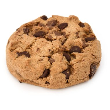 Çikolata parçacıklı kurabiye. 